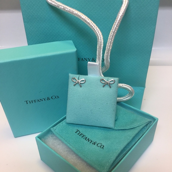Tiffany & Co. Jewelry - SOLDTIFFANY & CO Bow Earrings✨